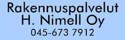 Rakennuspalvelut H. Nimell Oy logo